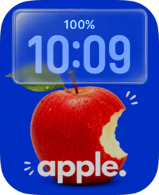 Red Bite Apple Watch face - Brands