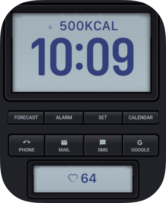 Retro Control Panel Apple Watch face - Cities