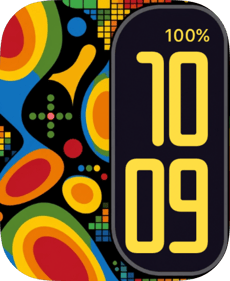 Retro Orbit Pop Apple Watch face - Art