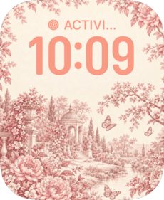 Rose Pavilion watch face preview image for Apple Watch