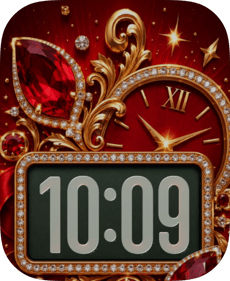 Ruby Heirloom Apple Watch face - Luxury