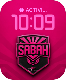 Sabah FK Apple Watch face - Sports