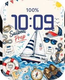 Sailboat Prep Apple Watch face - Nature