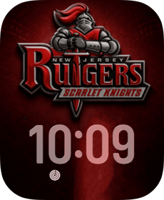 Scarlet Knights Apple Watch face - Sports