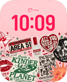 Scrapbook Mischief watch face preview image for Apple Watch