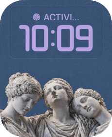 Sculpted Sisters watch face preview image for Apple Watch