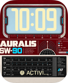 Shortwave Stories watch face preview image for Apple Watch