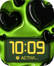 Slime Hearts Apple Watch face - Special Collections