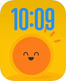 Smiling Sun Apple Watch face - Art
