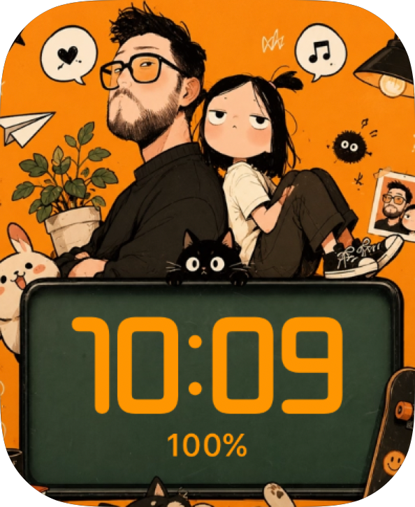 Spooky Couple Apple Watch face - Special Collections