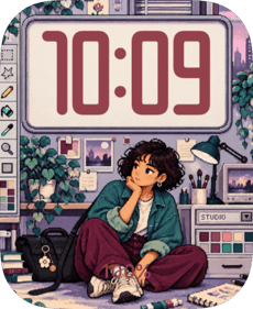 Studio Pause watch face preview image for Apple Watch