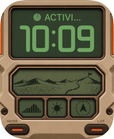 Summit Scout watch face preview image for Apple Watch