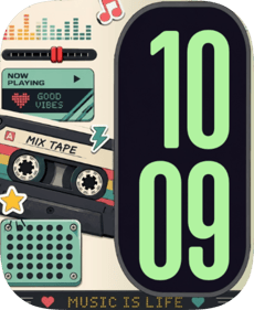Tape Stack Apple Watch face - Cities