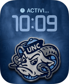 Tar Heels Apple Watch face - Sports