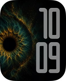 Teal Iris Apple Watch face - Art