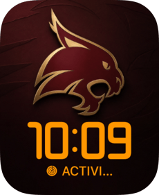 Texas State Apple Watch face - Sports