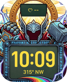 Thor Armor Apple Watch face - TV