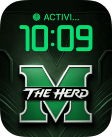 Thundering Herd Apple Watch face - Sports