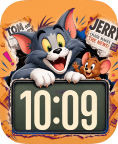 Toon Duo Apple Watch face - TV
