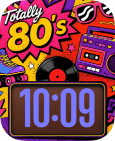 Totally 80s Mix Apple Watch face - Cities