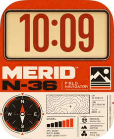 Trail Compass watch face preview image for Apple Watch