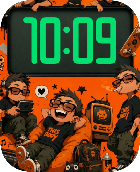 Trailer Park Crew Apple Watch face - TV
