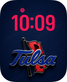Tulsa Apple Watch face - Sports