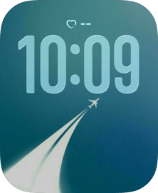 Twin Trails Apple Watch face - Cities
