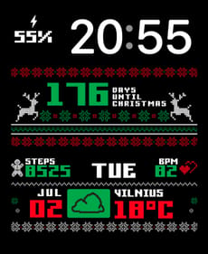 🎄 Ugly Sweater Plus Apple Watch face - Special Collections