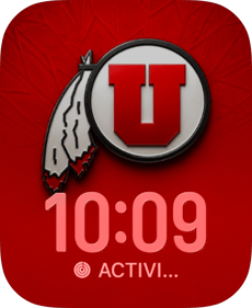 Utah Utes Apple Watch face - Sports