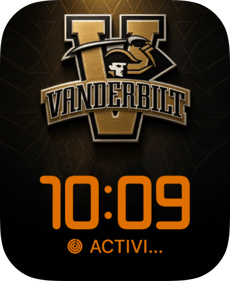 Vanderbilt Apple Watch face - Sports