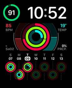 📅 Vital Calendar Apple Watch face - Watches