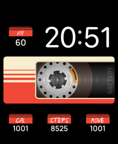 📼 Vol 1 Apple Watch face - TV