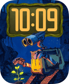 WALL-E Robot Glow Apple Watch face - TV