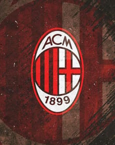 ⚫🔴 AC Milan Logo Apple Watch face - Sports