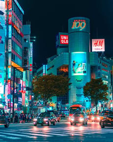 🌃 Shibuya Neon City Apple Watch face - Cities