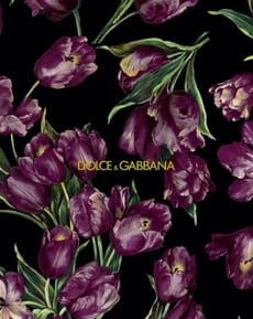 💜 Dolce & Gabbana Purple Bloom Apple Watch face - Luxury