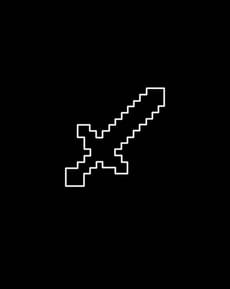 ⚔️ Minecraft Pixel Sword Apple Watch face - Video Games