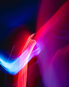 🌌 Neon Light Trails Apple Watch face - Art