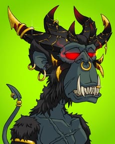 😈 Demon Ape NFT Apple Watch face - NFTs