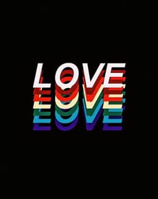 🌈 Retro Love Apple Watch face - Special Collections