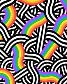 🌈 Abstract Rainbow Apple Watch face - Special Collections