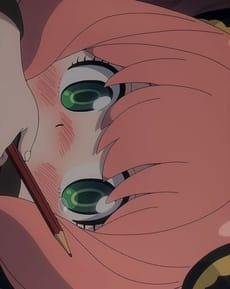 😳 Anime Girl Upside-Down Apple Watch face - Anime