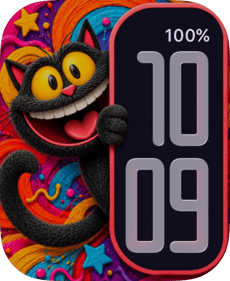Wild Grin Apple Watch face - Animals