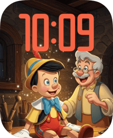 Wooden Wish Apple Watch face - TV