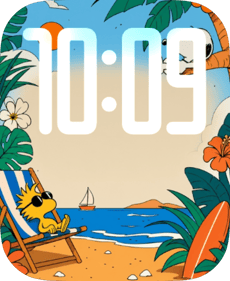 Woodstock Beach Apple Watch face - TV