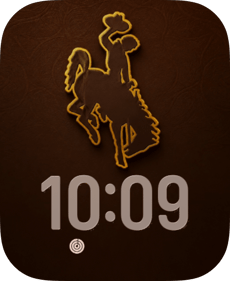 Wyoming Cowboys Apple Watch face - Sports