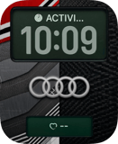 Audi Carbon Rings Apple Watch face - Cars