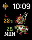 Aztec Sunbird Apple Watch face - Art