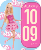 Barbie Pink Apple Watch face